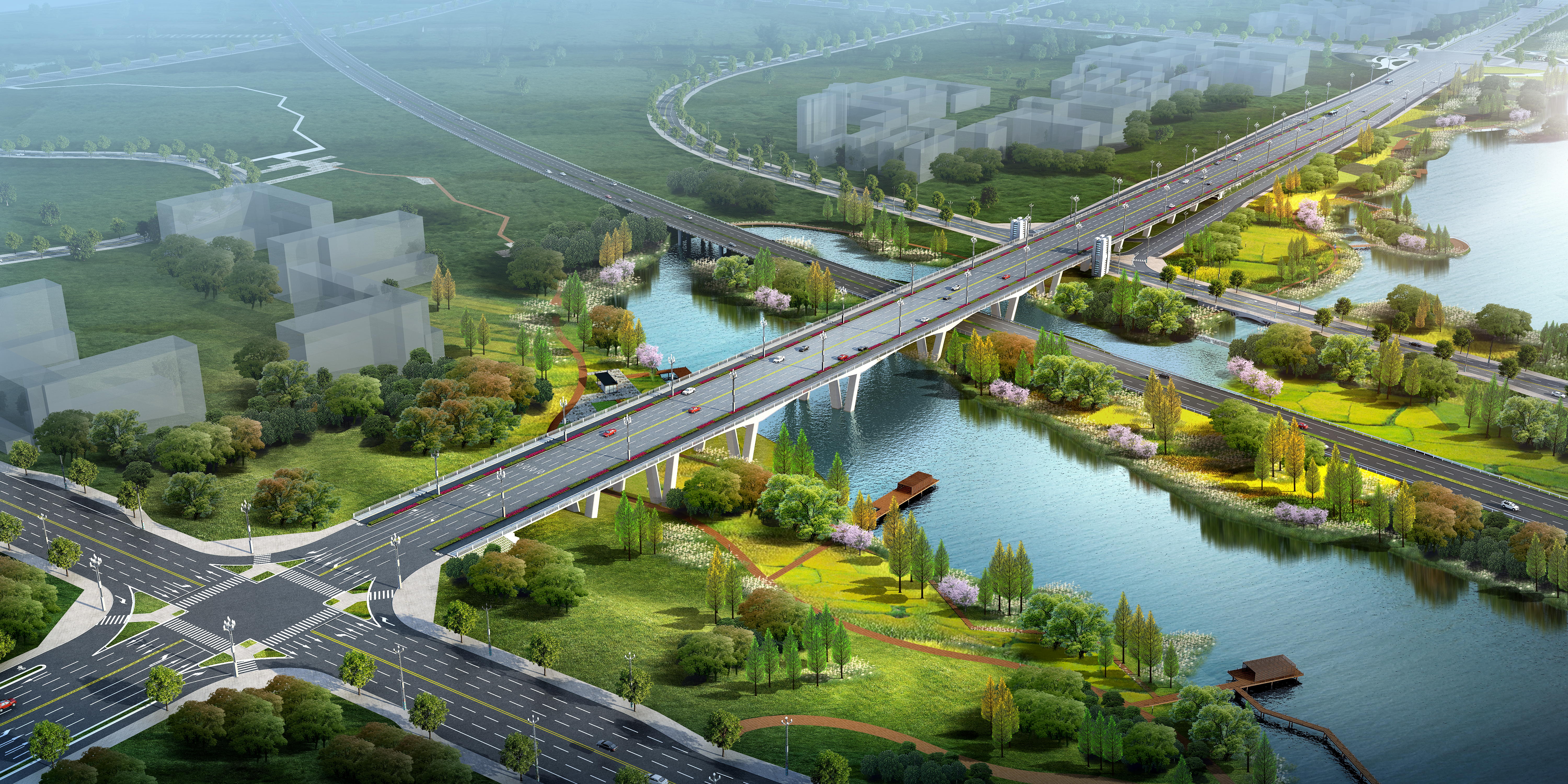 首盛建设集团监理项目：乐山高新区基础设施及配套工程